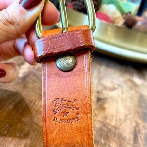 IL Bisonte leather belt